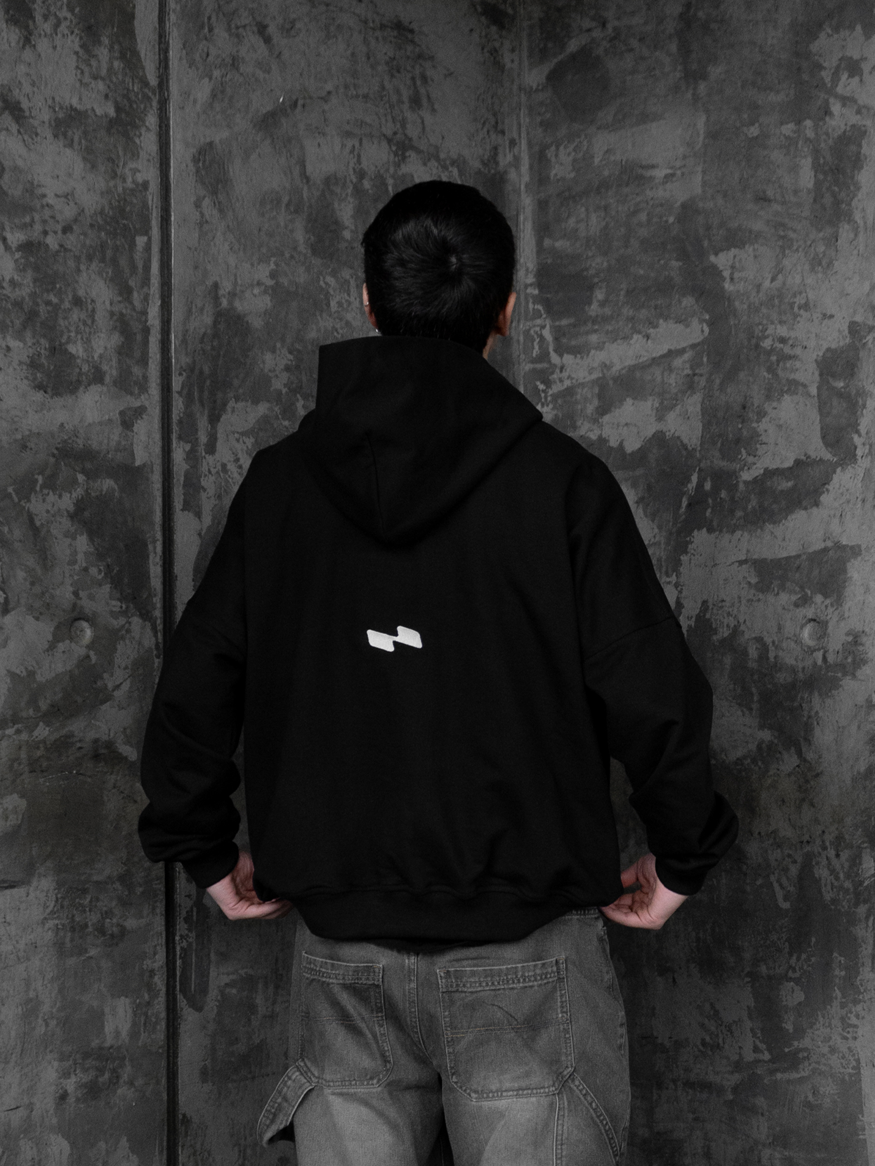 Hoodie Medio Zip Boxy Fit V.02