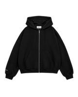 Zip Boxy Fit Hoodie