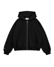 Zip Boxy Fit Hoodie