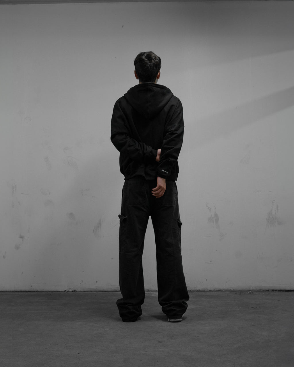 Zip Boxy Fit Hoodie