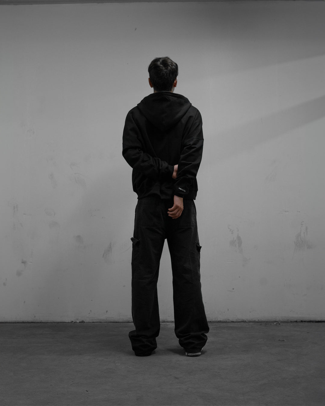 Zip Boxy Fit Hoodie
