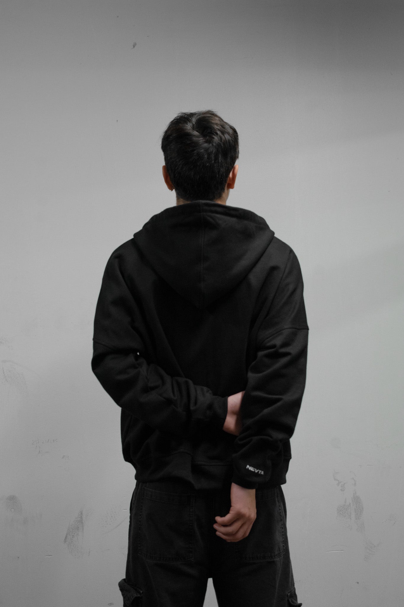 Zip Boxy Fit Hoodie